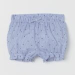 H&M Puff Pants Blue/Spotted