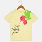 Mothercare Neck Short Sleeve Yellow T-Shirt