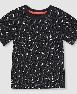 MOTHERCARE Leopard Print Crew-Neck T-shirt