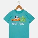 Mothercare Neck Short Sleeve Fast Food T-Shirt