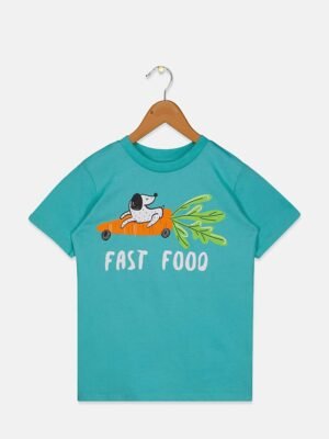 Mothercare Neck Short Sleeve Fast Food T-Shirt