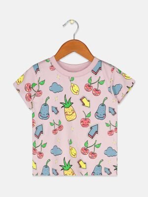 Mothercare Pineapple Pink T-Shirt