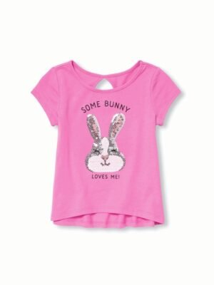 The Children's Place Bunny Loves Pink T-Shirt