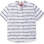 Mothercare The Henley Neck Striped Shirt