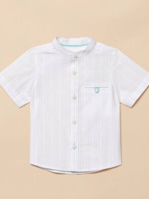 Mothercare Ban Collar Lining Shirt
