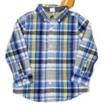 Gymboree Checkered Blue Shirt