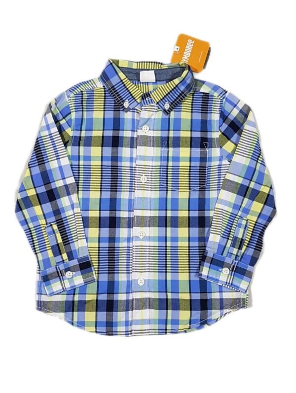 Gymboree Checkered Blue Shirt