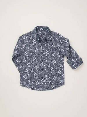 Mothercare Floral Print Spread Collar Casual Shirt