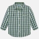 Mayoral GREEN & BLUE CHECKED SHIRT