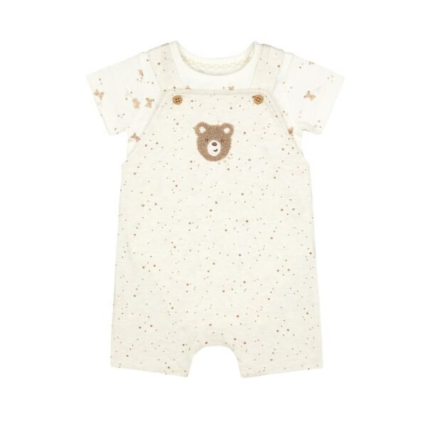Mothercare Teddy Bib Shorts and Bodysuit