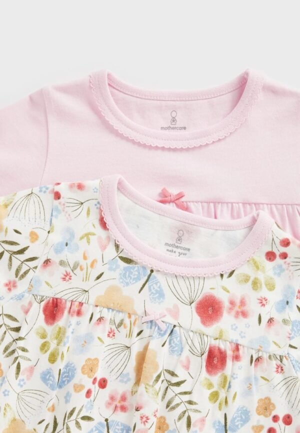Mothercare - 2pc-Set Girls Woodland Nightdresses