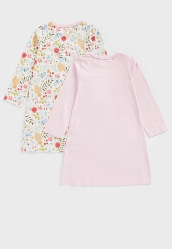 Mothercare - 2pc-Set Girls Woodland Nightdresses