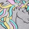 Justice Glittery Unicorn Grey T-Shirt