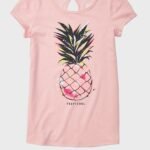 Justice Pineapple Peach T-Shirt