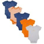 Mothercare Pack of 5 Multicolors Rompers