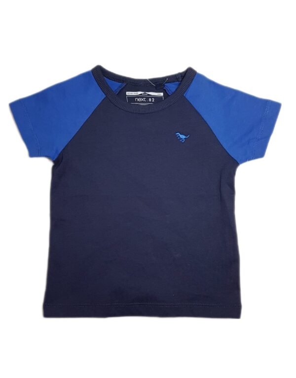 Next Uk Blue Raglan T-Shirt