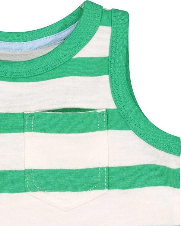 Mothercare Boys Sleeveless T-Shirt Slogan Print - Pack Of 2 - Multicolor