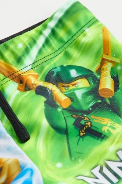 H&M Ninjago Printed Swimming Trunks