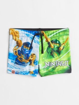 H&M Ninjago Printed Swimming Trunks