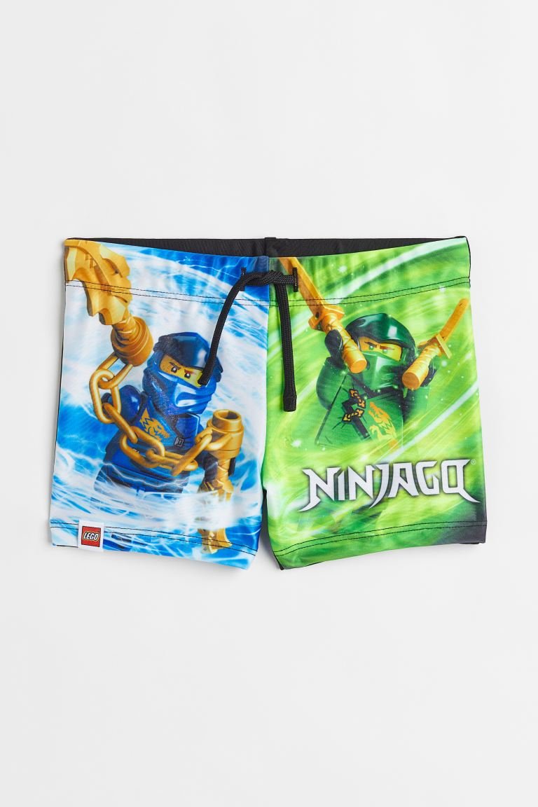 H&M Ninjago Printed Swimming Trunks