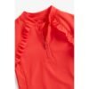 Mothercare Frill Detail Orange Swim Shirt