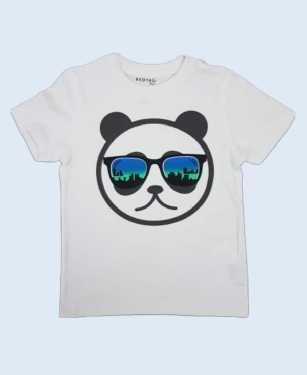 RED TAG White Panda T-Shirt