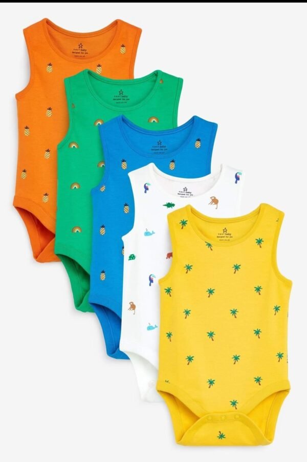 NEXT UK Pack of 5 Body Suits