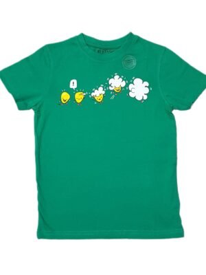 RED TAG Cartoon Print Green T-Shirt