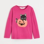 H&M Cat Printed jersey top
