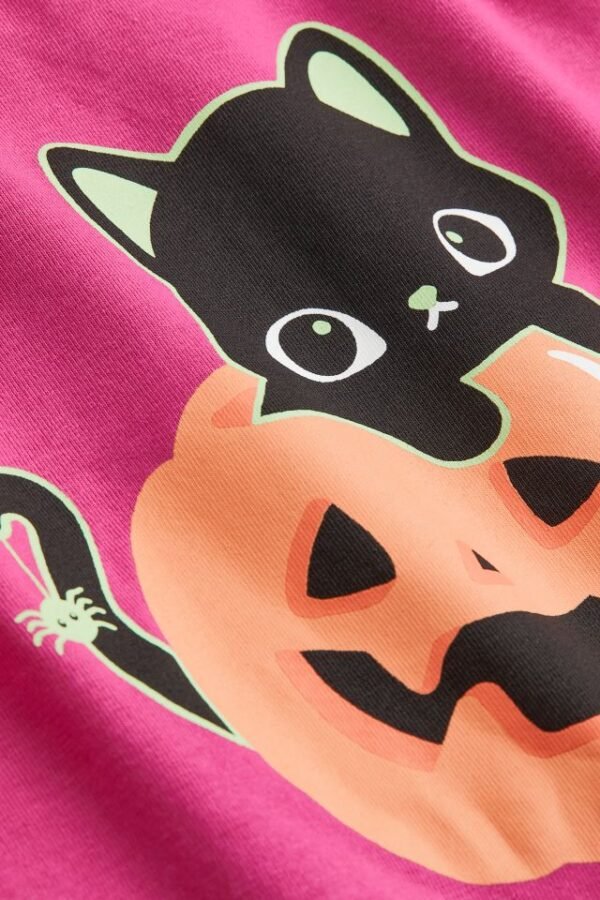 H&M Cat Printed jersey top