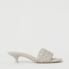 H&M Women Mules Light Grey