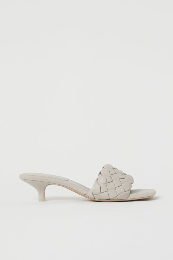 H&M Women Mules Light Grey