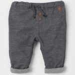 H&M Grey Fully Lined Corduroy Trousers
