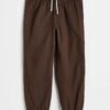 H&M Dark Brown Relaxed Fit Joggers