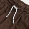 H&M Dark Brown Relaxed Fit Joggers