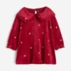 H&M Collared Velour Dress