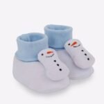 Mothercare White Snowman Unisex Booties