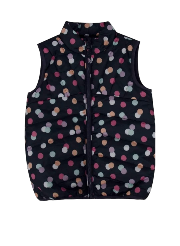 Mothercare Navy Padded Spot Printed Gilet