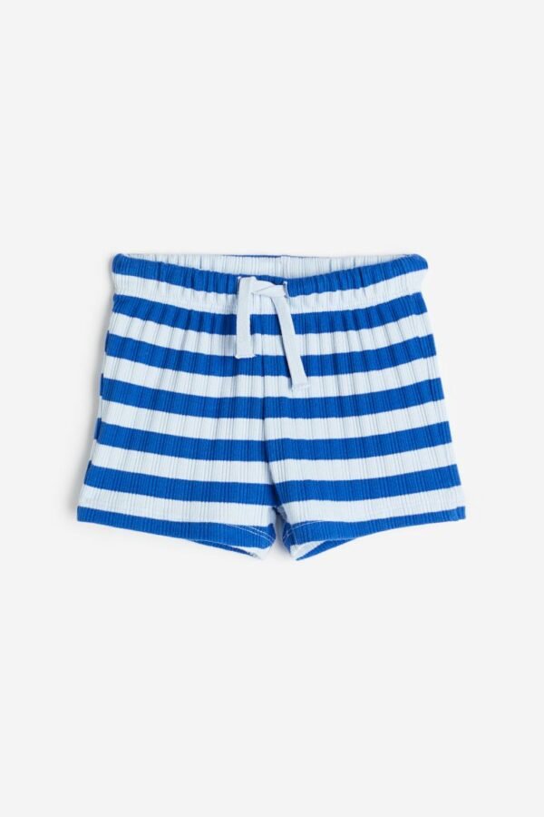 H&M Jersey Shorts Blue Striped