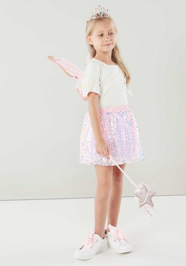 Mothercare Charmz Textured Skirt with Sequin Detail and Elasticised Waistband