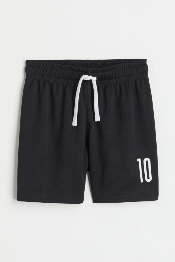 H&M Black Football Shorts