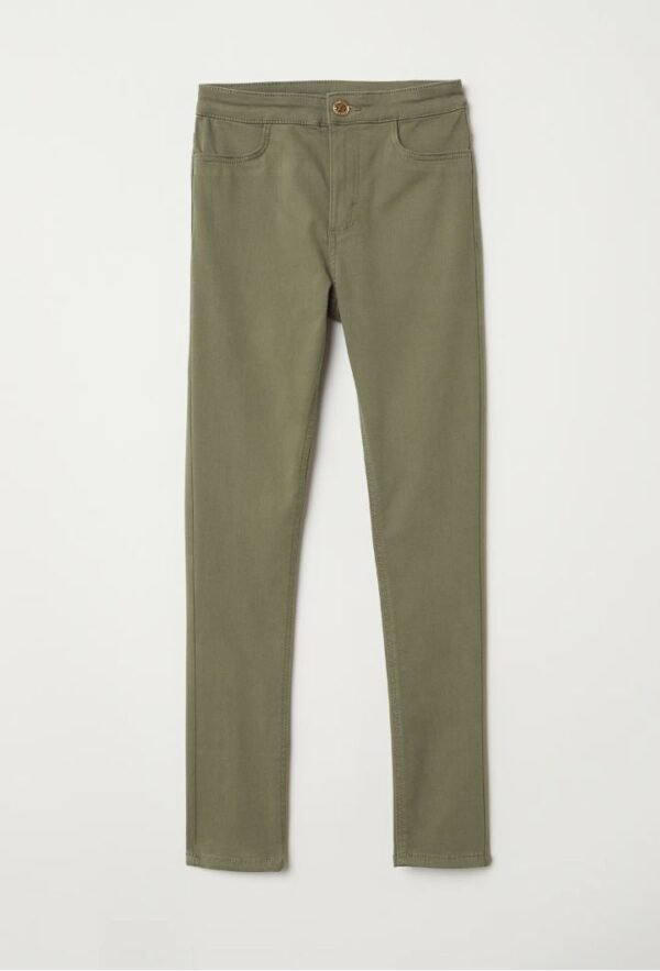 H&M Khaki Slim Fit Twill Jeans