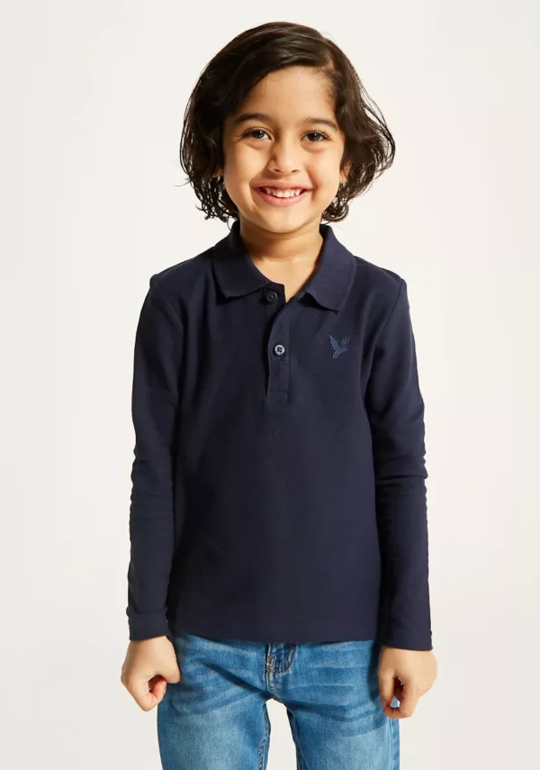 Babyshop Juniors Navy Blue Boy Polo T-Shirt