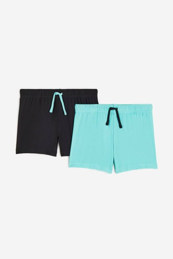 H&M Swim Shorts Bright Turquoise and Black