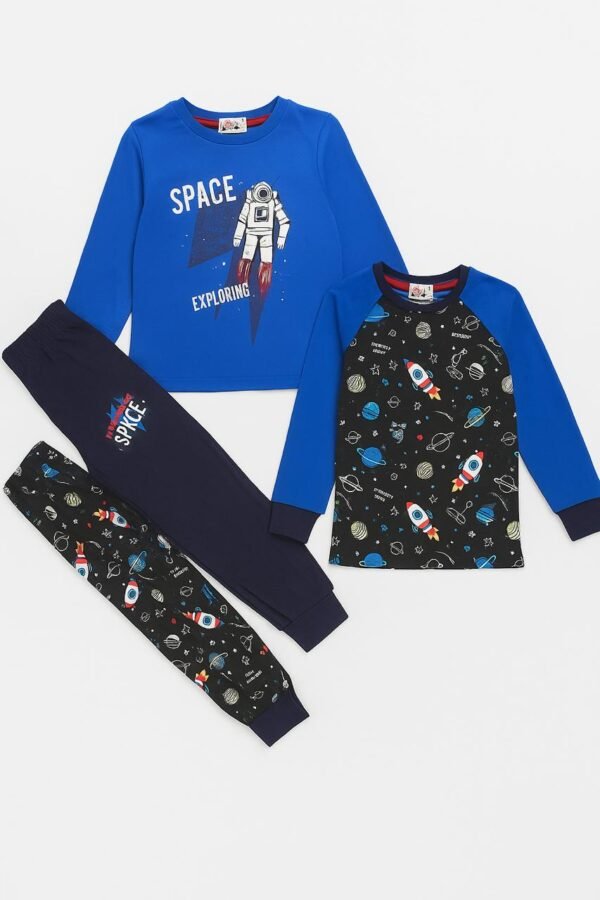 Fiaba Space Pyjama Set-Pack of 2