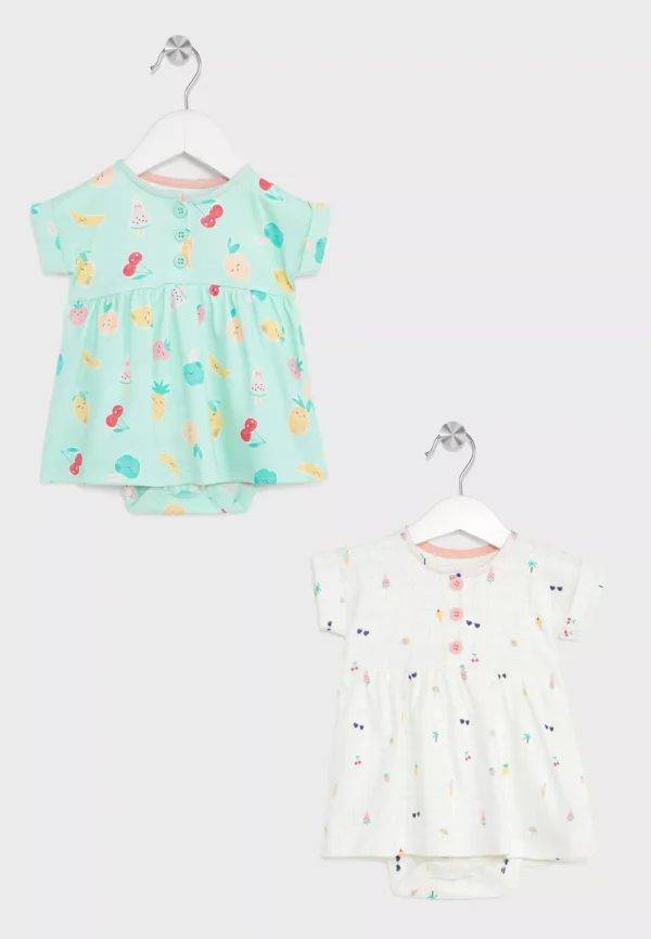 Mothercare Baby Girls Dresses Pack of 2