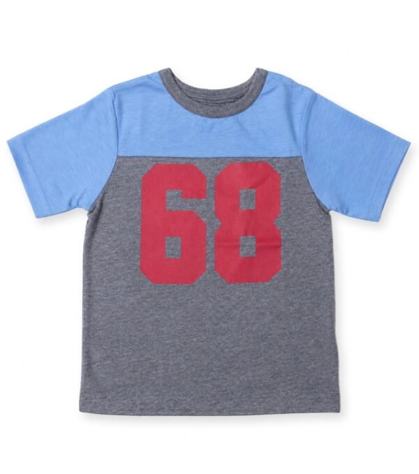 The Children's Place Grey & Blue 68 No. T-Shirt